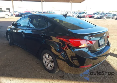 2016 Hyundai Elantra Se from USA, damaged, VIN 5NPDH4AE7GH772682